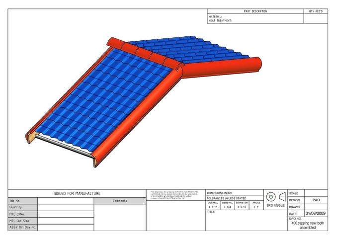 GV 10m/Min Tile Ridge Cap Roll que forma o rolo da máquina revestido com Chrome 5