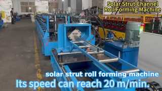 Rolo solar do suporte que forma a máquina